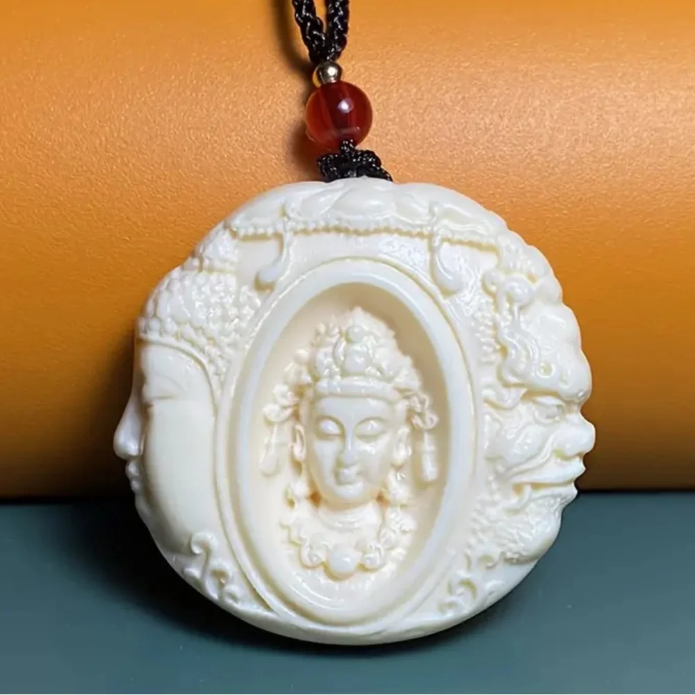 Carved necklace